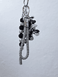 Bag Charm Grey & Black - thumbnail 1