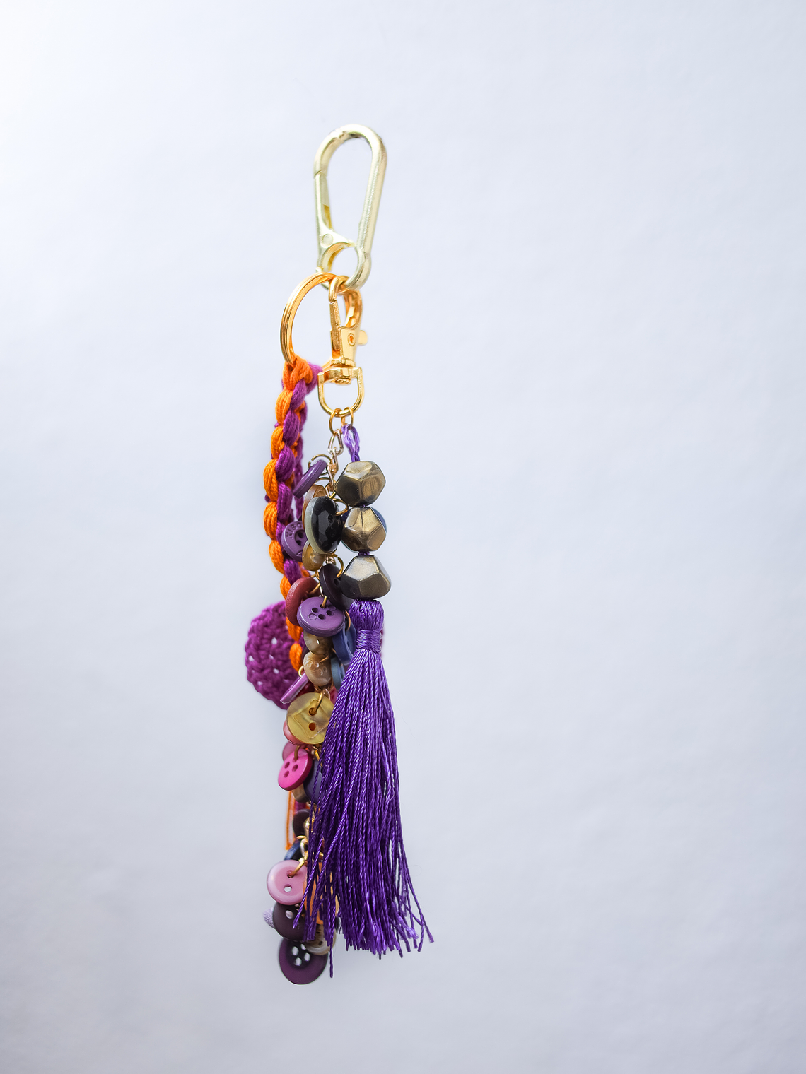 Bag Charm Purple 2