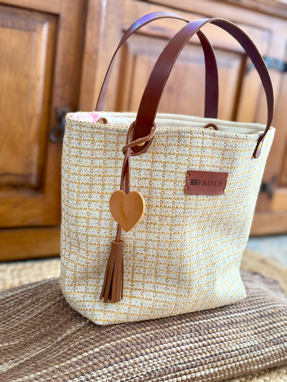 Mini ToteBag Yellow Matrix 4