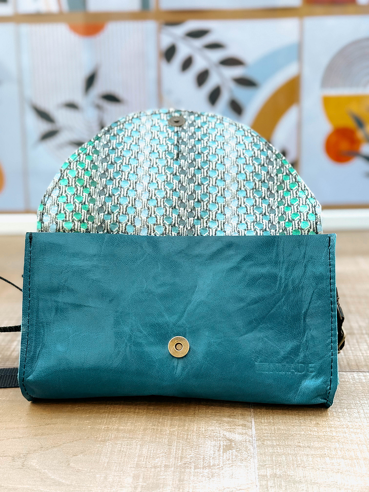 Clutch Piqui FW'25 (azul petróleo) 4