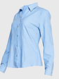 Blusa Oxford Mujer Cuello en V Manga Larga - Miniatura 4