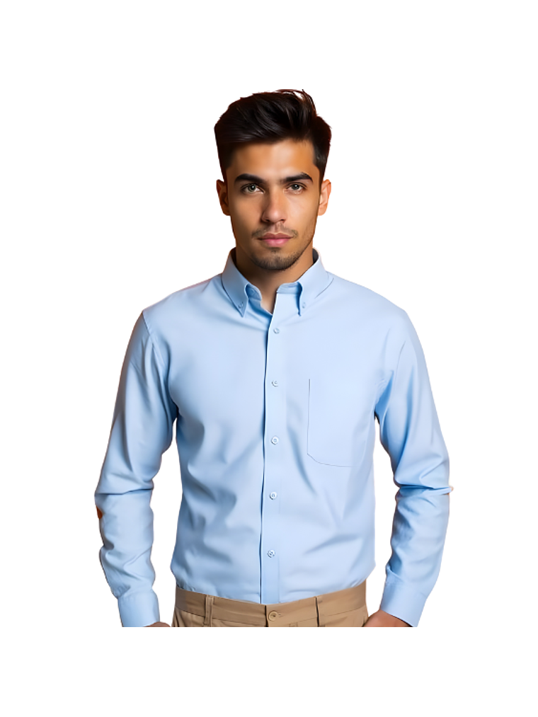 Camisa Oxford Regular con Bolsillo  1
