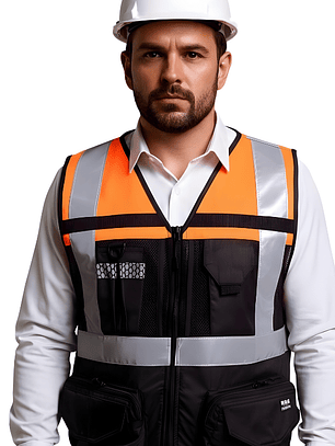 CHALECO N1 ALTA VISIBILIDAD BICOLOR 