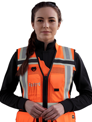 CHALECO N1 ALTA VISIBILIDAD ULTRA MUJER 