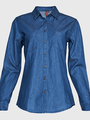 Blusa Denim Mujer 