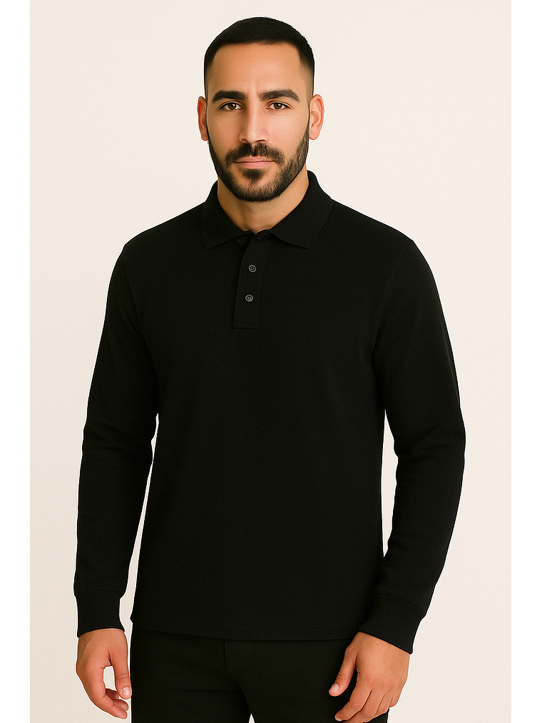 Polera Polo Kupol Manga Larga Hombre OX. 1
