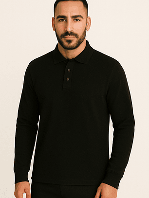 Polera Polo Kupol Manga Larga Hombre OX.