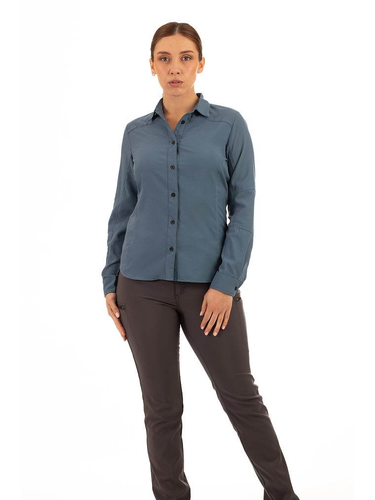 Blusa técnica antiácida Air Fresh Carajás Button OX. 1