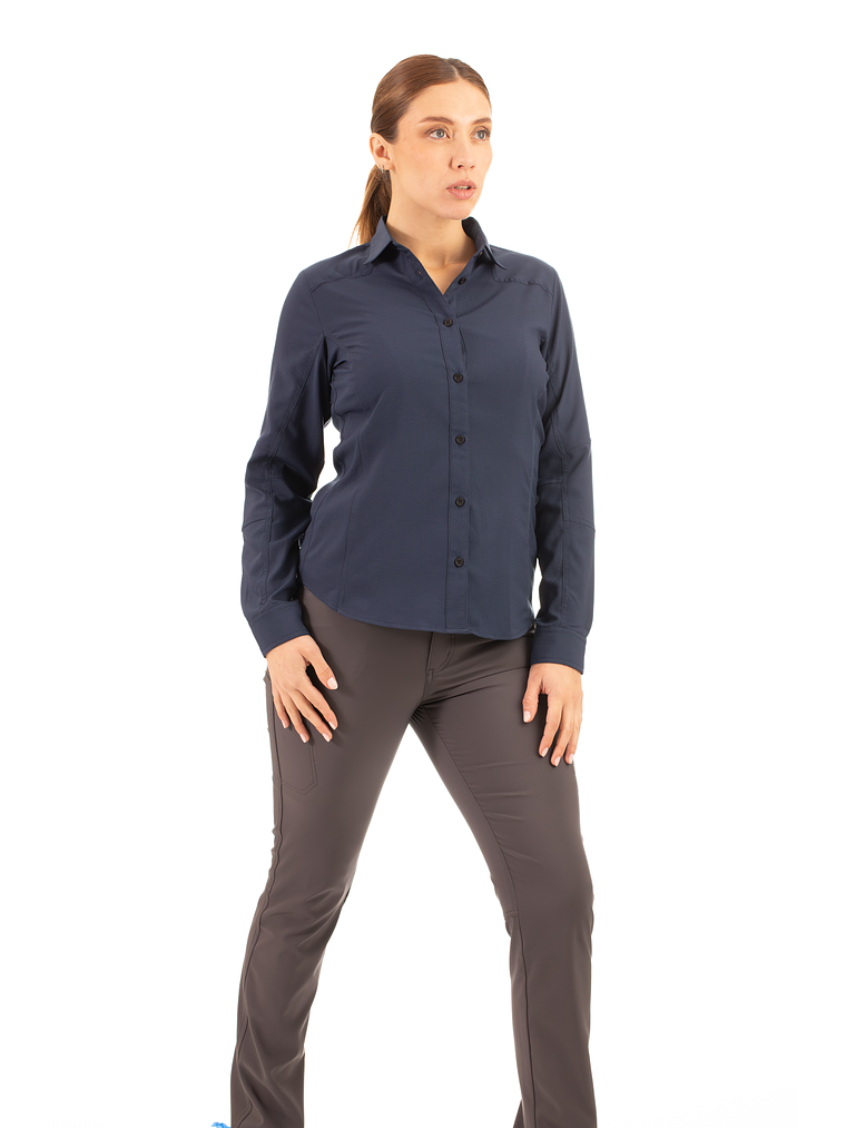 Blusa técnica antiácida Air Fresh Carajás Button OX. 3