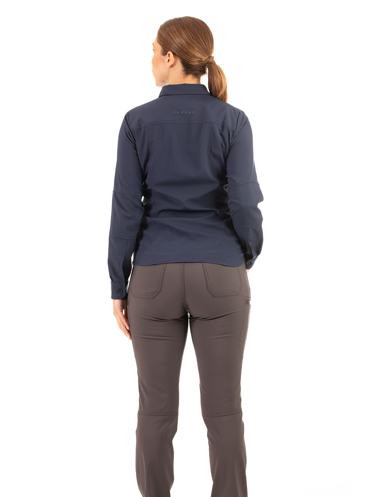 Blusa técnica antiácida Air Fresh Carajás Button OX. 4