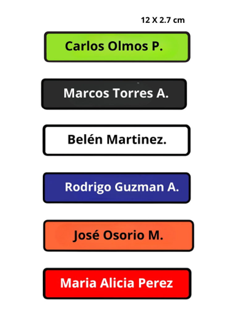 Parche Identificador con Velcro 1