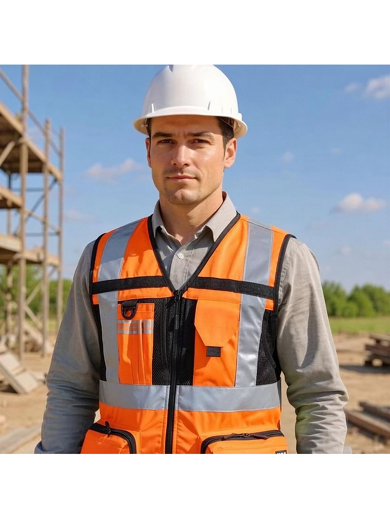 Chaleco Geólogo N1 Alta Visibilidad 1