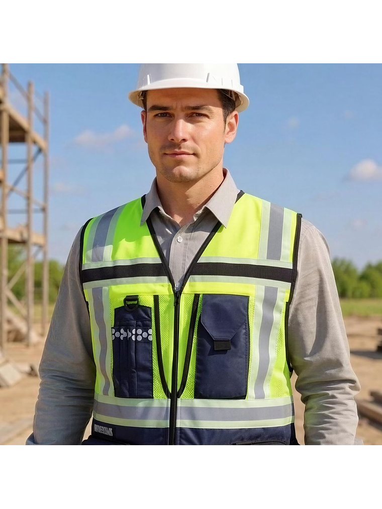Chaleco Geólogo Alta Visibilidad Ultra 1
