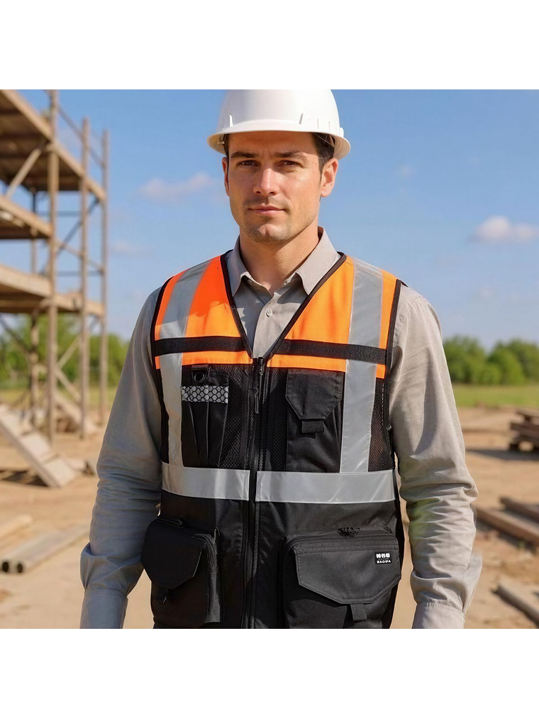 Chaleco Geólogo Alta Visibilidad Pilot  1