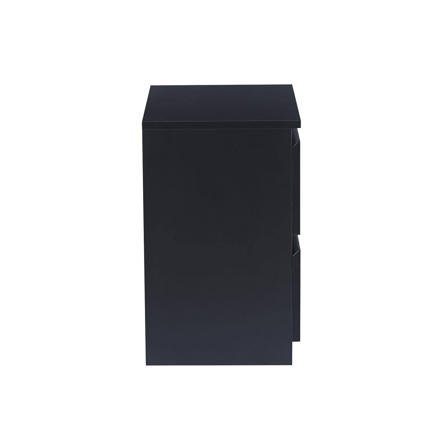 Velador Cajon Doble Minimal Negro 5