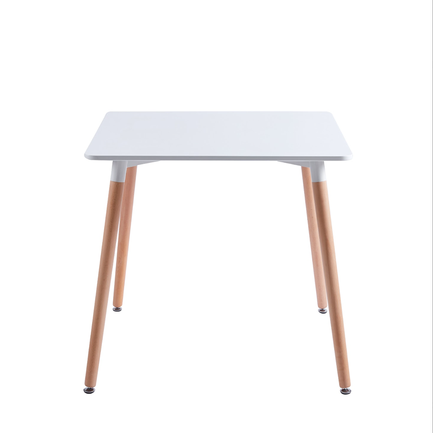 Mesa Cuadrada de Comedor Eames Blanca 80x80cm  2