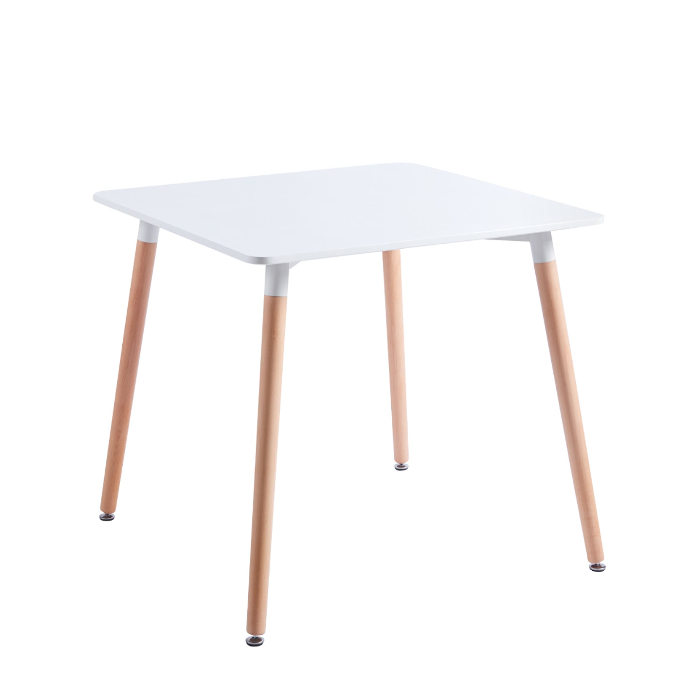 Mesa Cuadrada de Comedor Eames Blanca 80x80cm  3