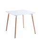 Mesa Cuadrada de Comedor Eames Blanca 80x80cm  - Miniatura 3