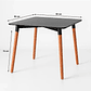Mesa Cuadrada de Comedor Eames 80x80cm - Negra - Miniatura 4