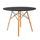 Mesa Eames 80cm redonda Negra - Miniatura 2
