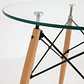 Mesa Eames 80cm Redonda de Vidrio - Miniatura 3