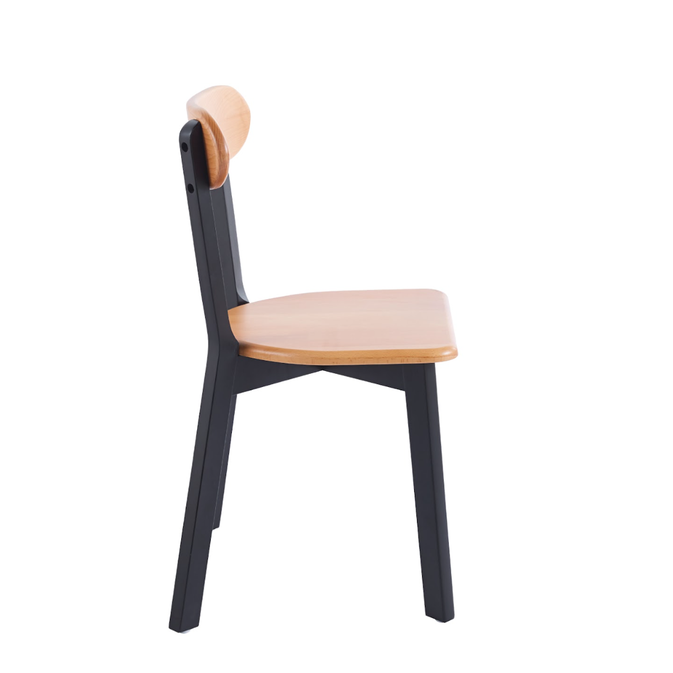 Silla Fresno de Madera Negra 3