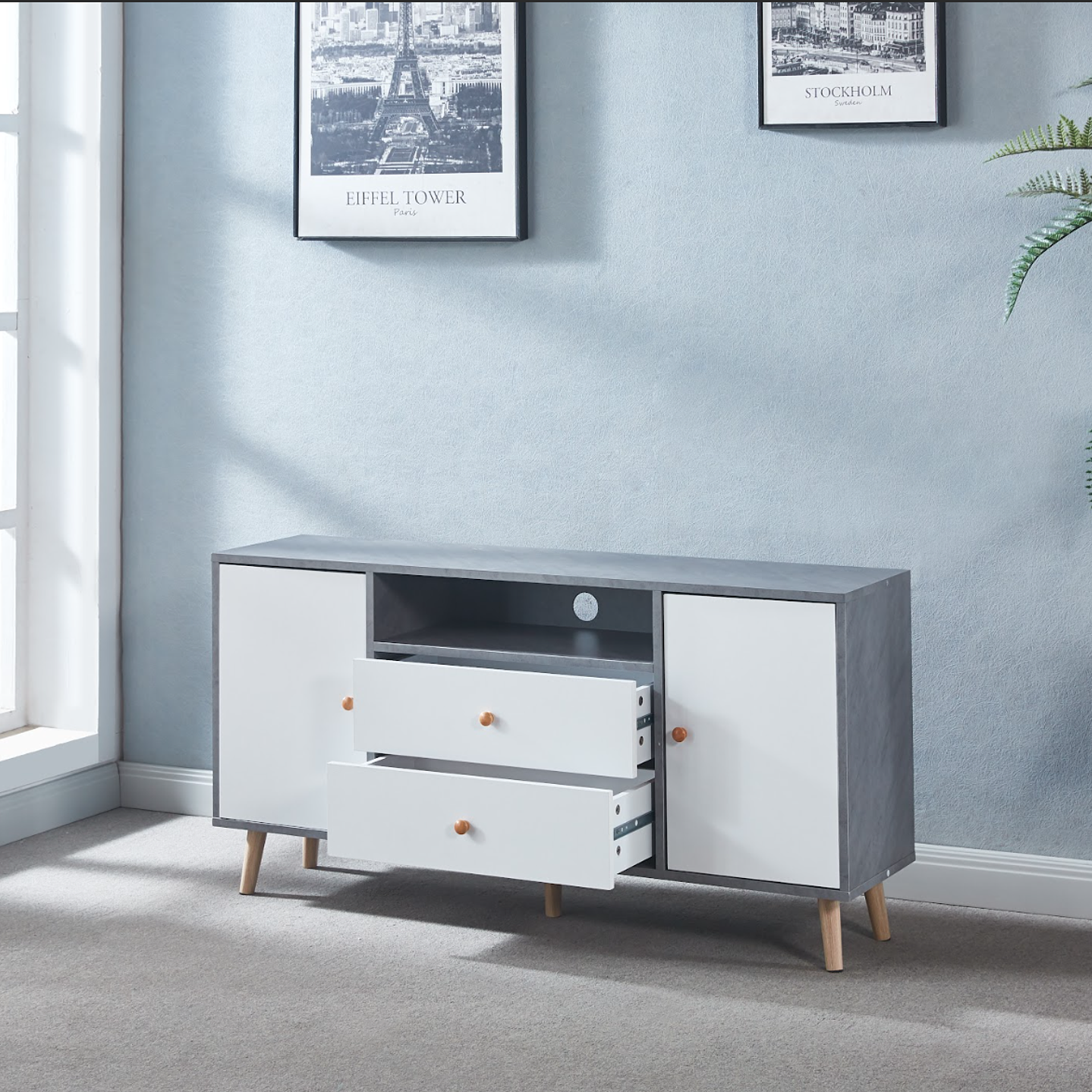 Rack de TV con Cajones Nordic 1