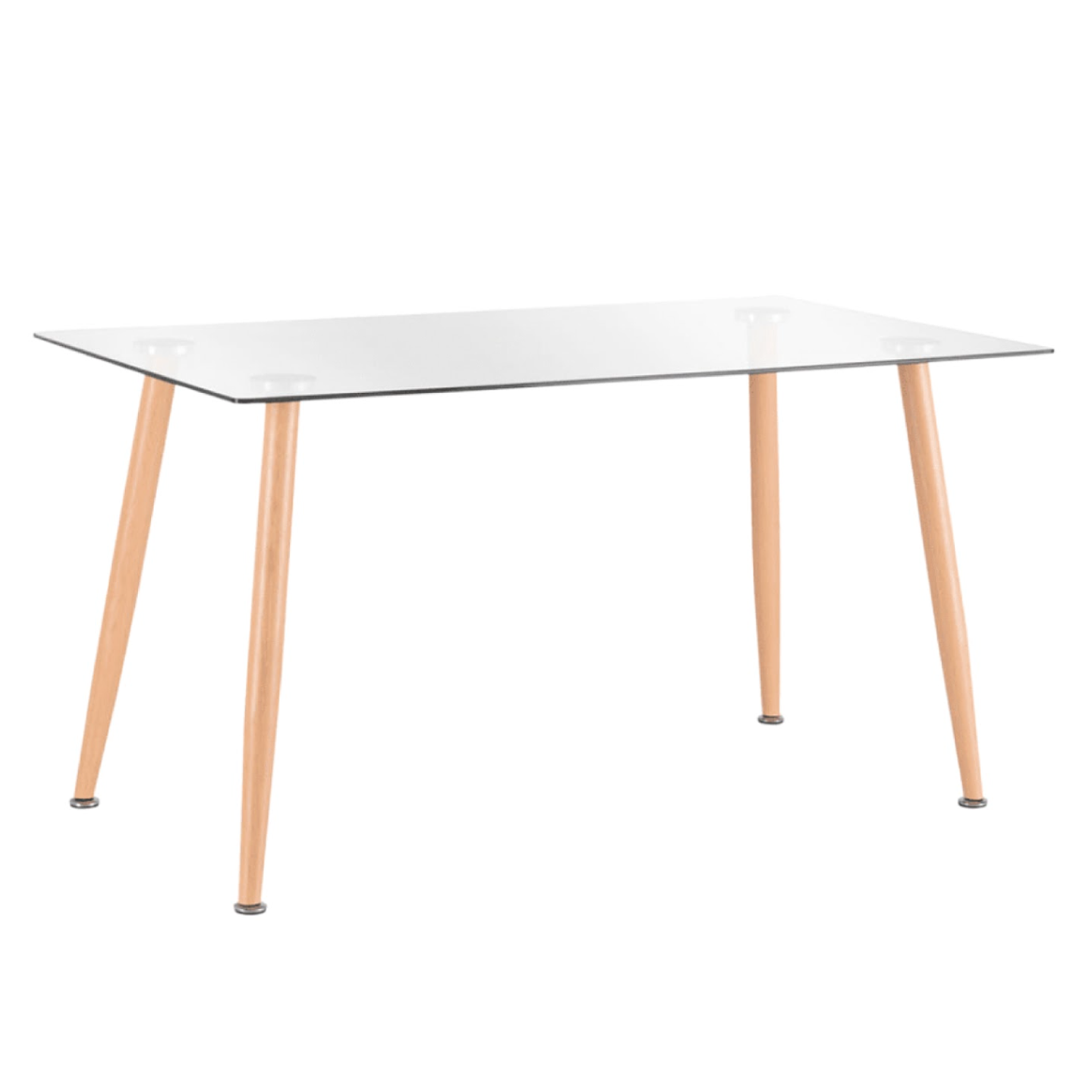 Mesa Rectangular de Vidrio 120x80 cms 2