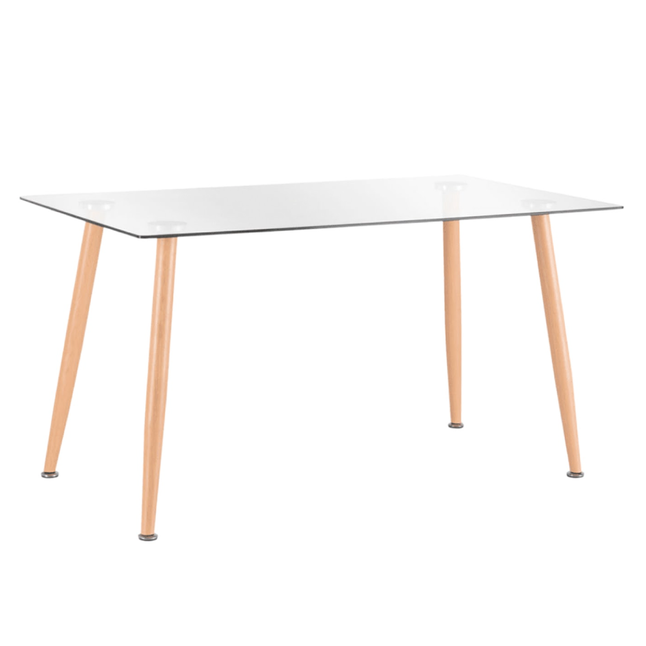 Mesa Rectangular de Vidrio 120x80 cms 2