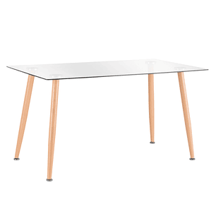 Mesa Rectangular de Vidrio 120x80 cms