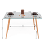 Mesa Rectangular de Vidrio 120x80 cms - Miniatura 4