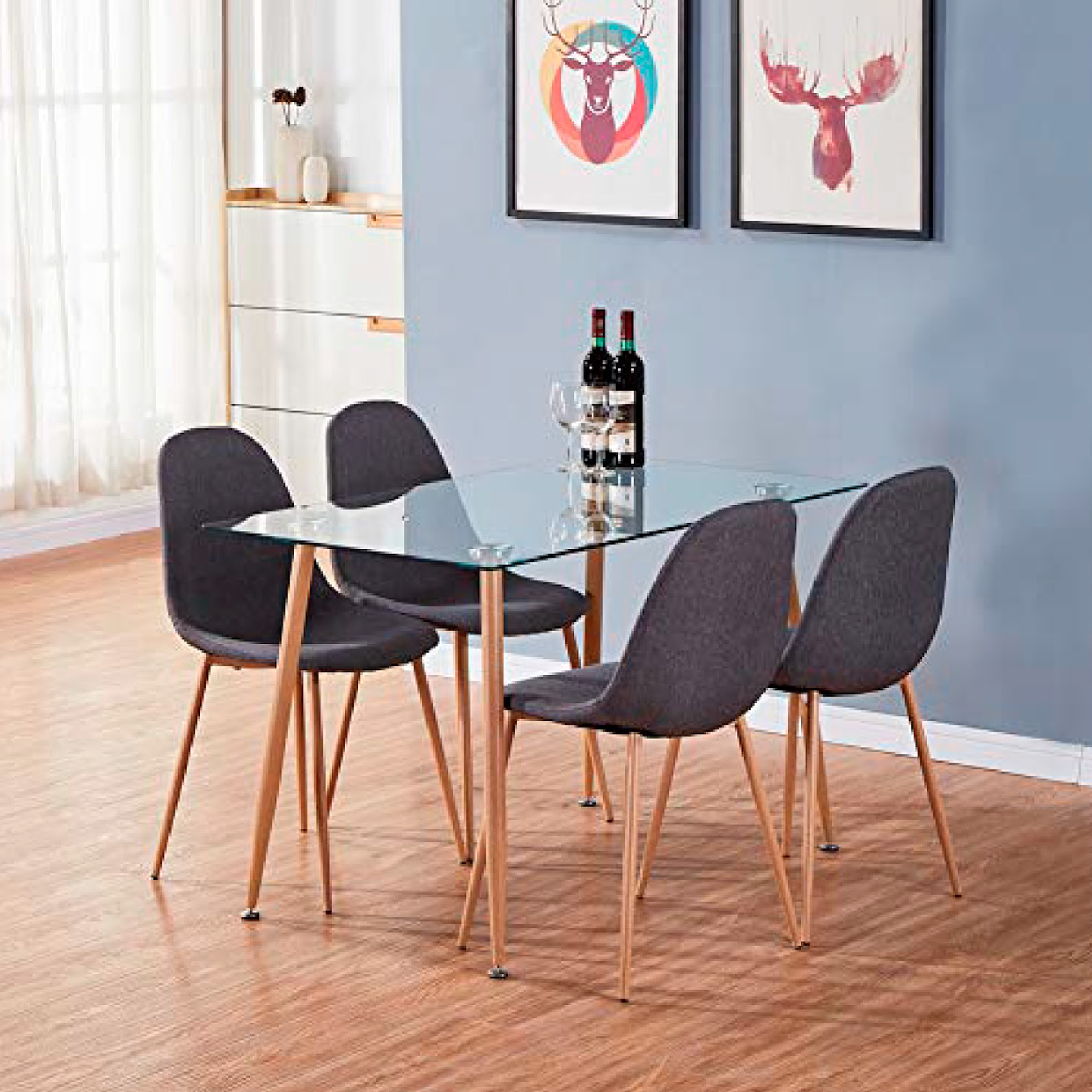 Mesa Rectangular de Vidrio 120x80 cms 1