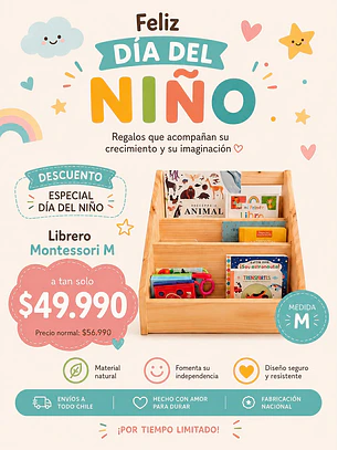 Librero montessori - Talla M