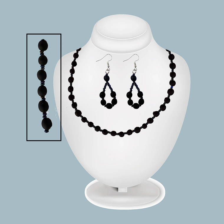 Collar y Aretes Encanto de Achira 8