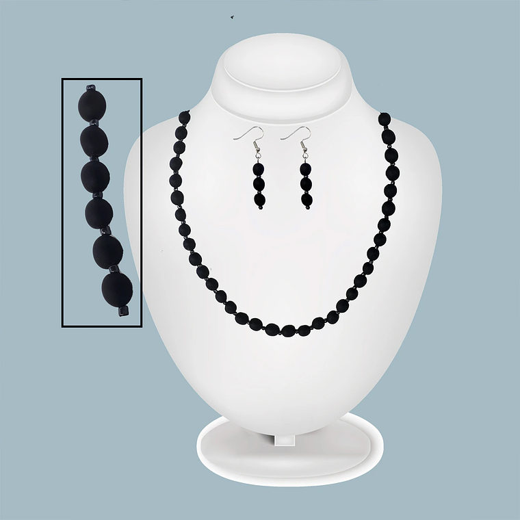 Collar y Aretes Encanto de Achira 2