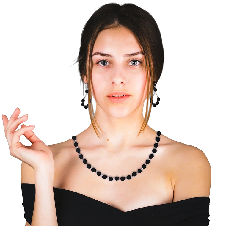 Collar y Aretes Encanto de Achira 3