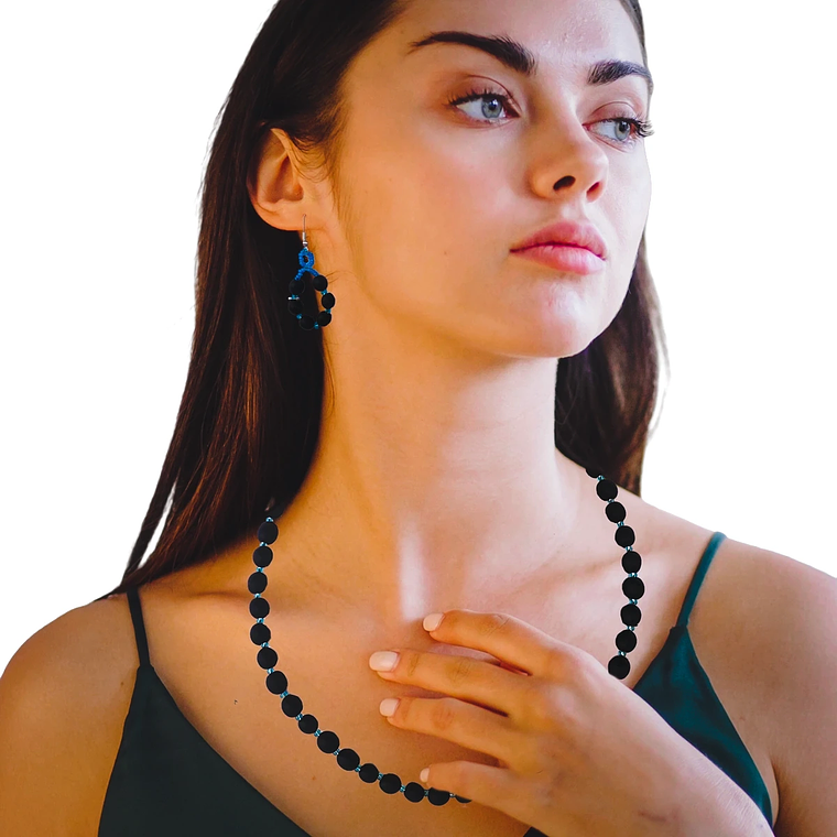 Collar y Aretes Encanto de Achira 5