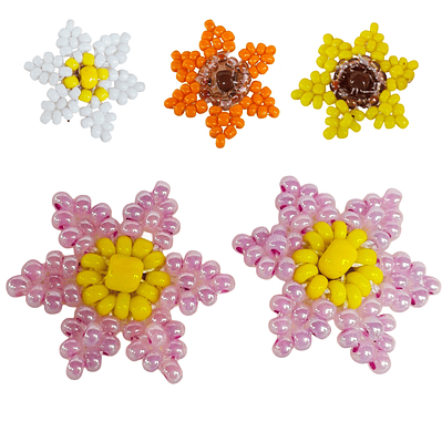 Aretes Flor de Perlas