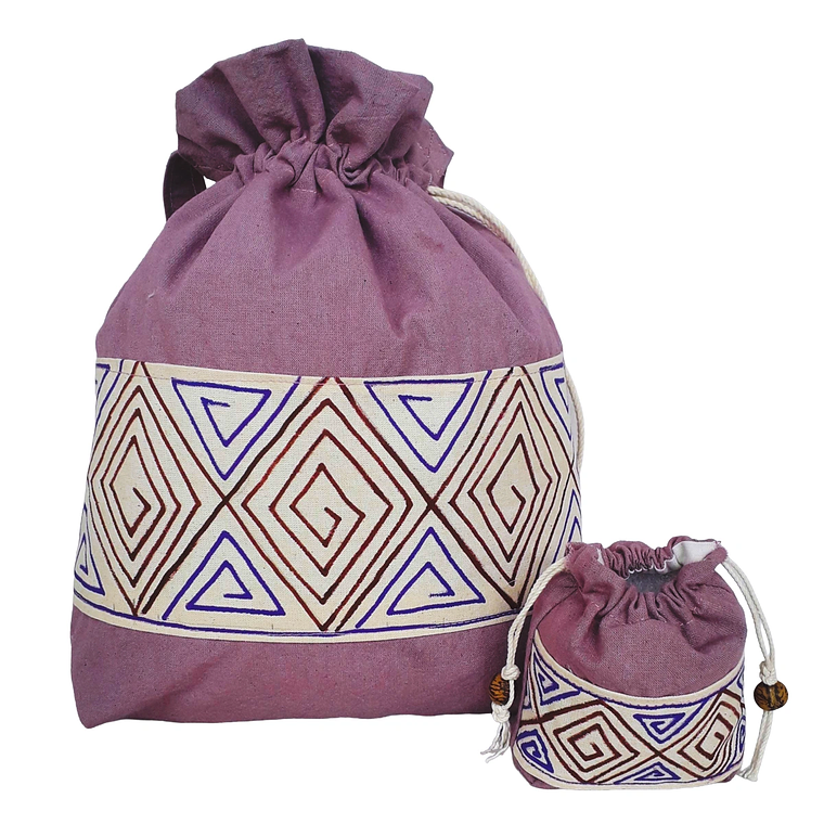 Monedero y Morral Colores Naturales 3