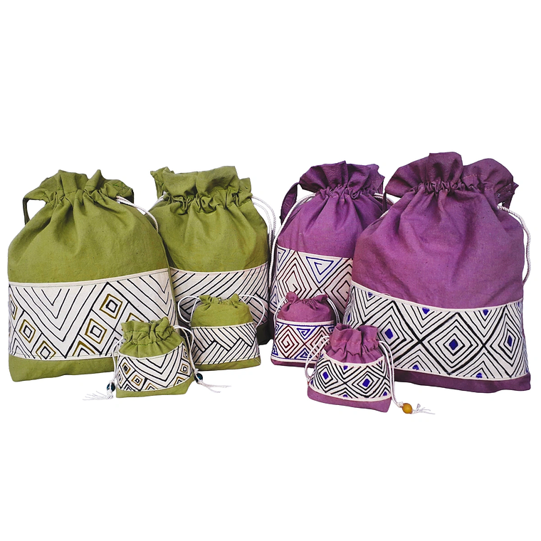 Monedero y Morral Colores Naturales 2