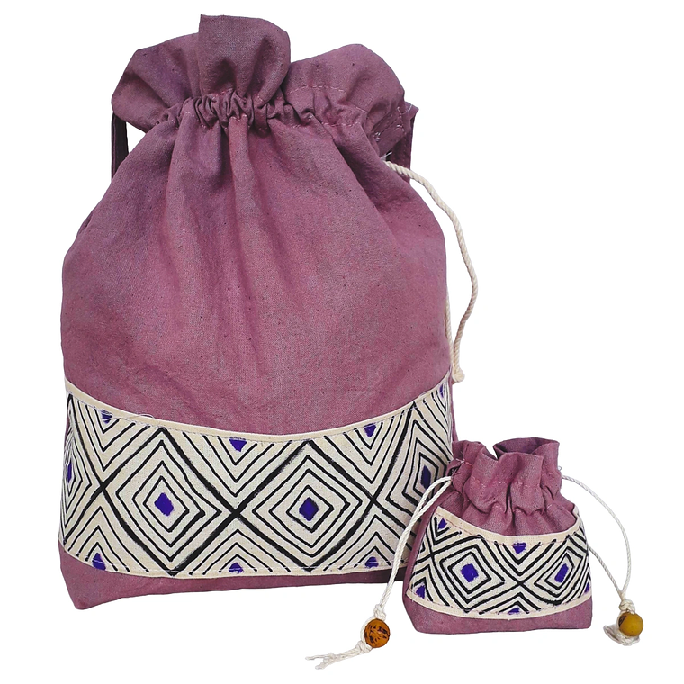 Monedero y Morral Colores Naturales 6