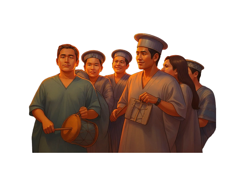 La danza Yanesha del tambor