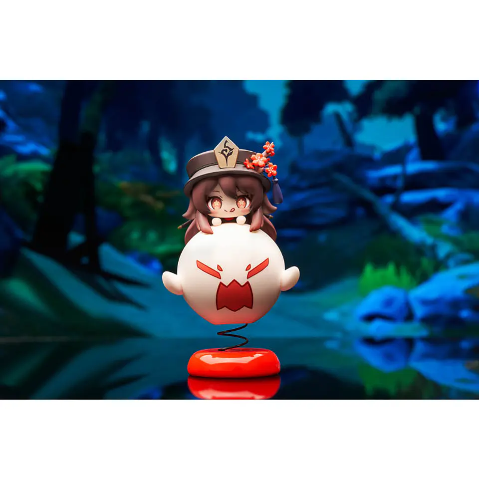 Figura de Genshin Impact - Hu Tao Kurumi Chibi Chara Yurayura  14