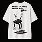 Polera Overzise Music Sounds Better With You Blanca - Miniatura 1