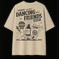 Polera Oversize Dancing With Friends Beige - Miniatura 1