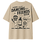 Polera Oversize Dancing With Friends Beige - Miniatura 2