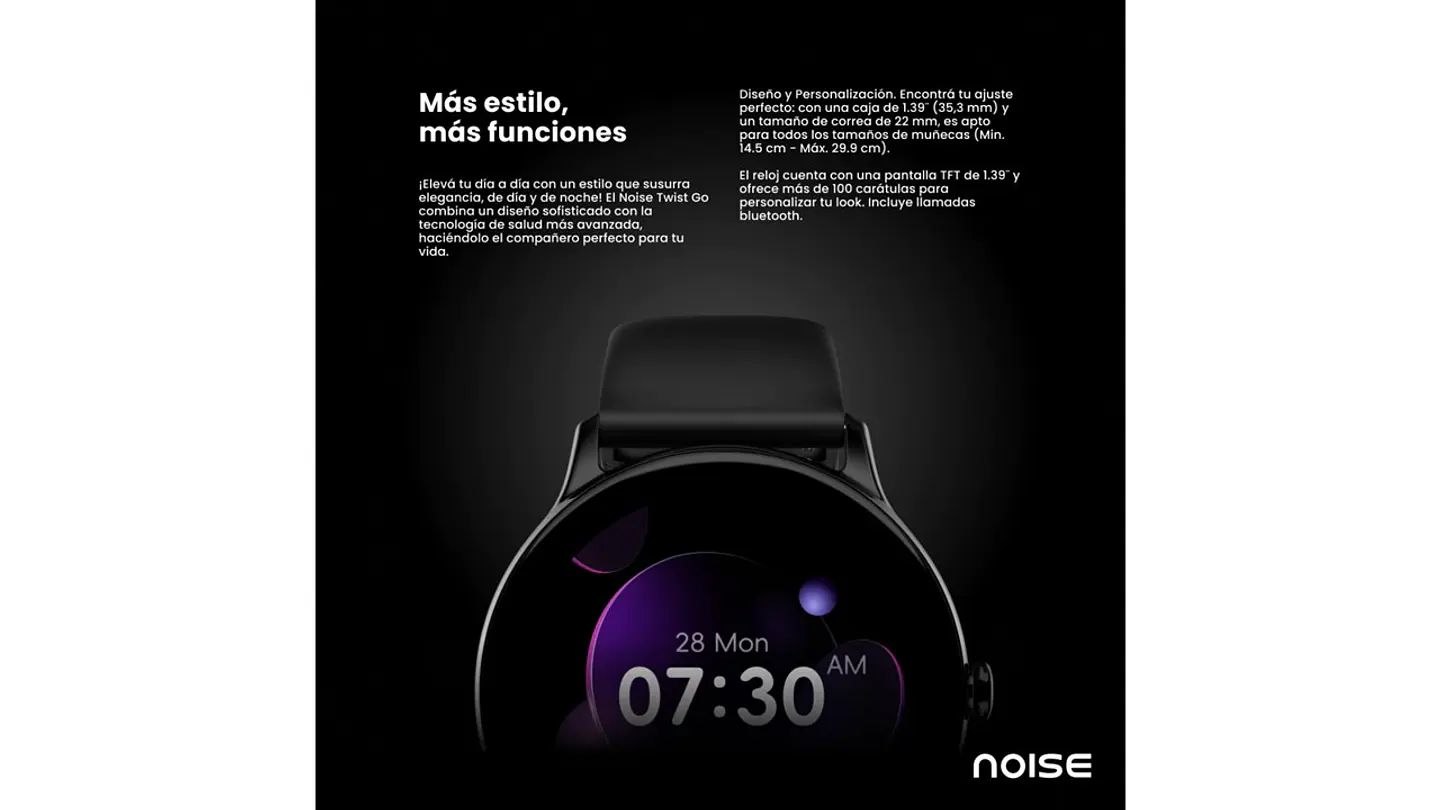 Reloj Inteligente Twist Go Black 7