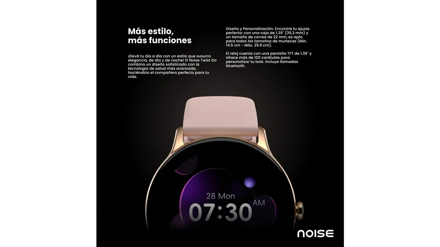 Reloj Inteligente Twist Go Pink 4