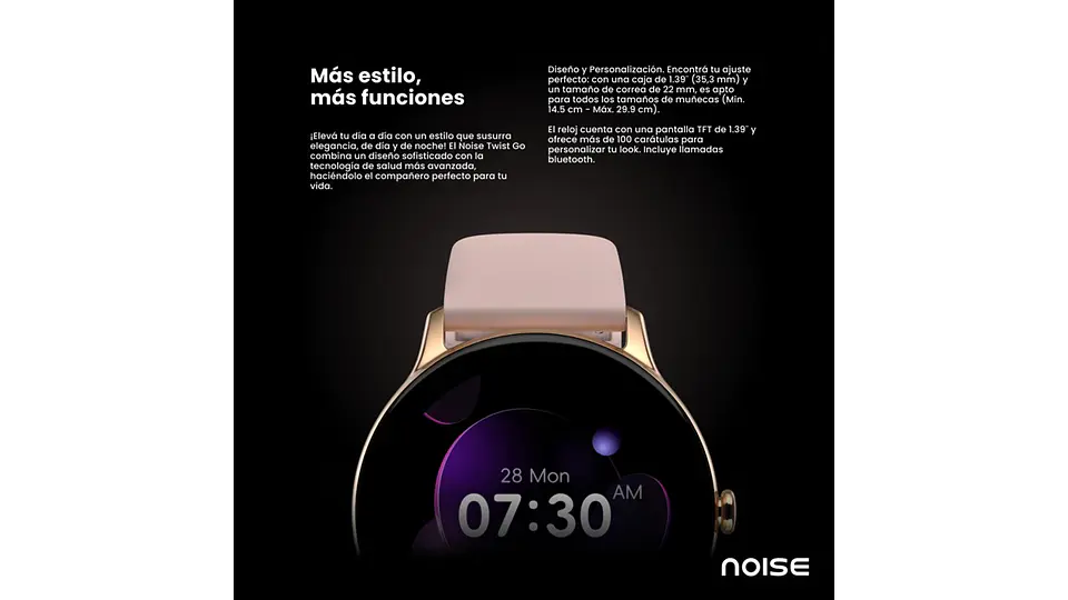 Reloj Inteligente Twist Go Pink 4