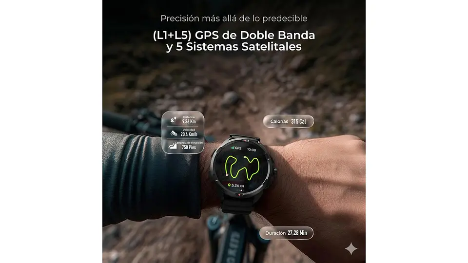 Reloj Inteligente Endeavour Pro Carbon Black 5
